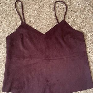 Suede tank!